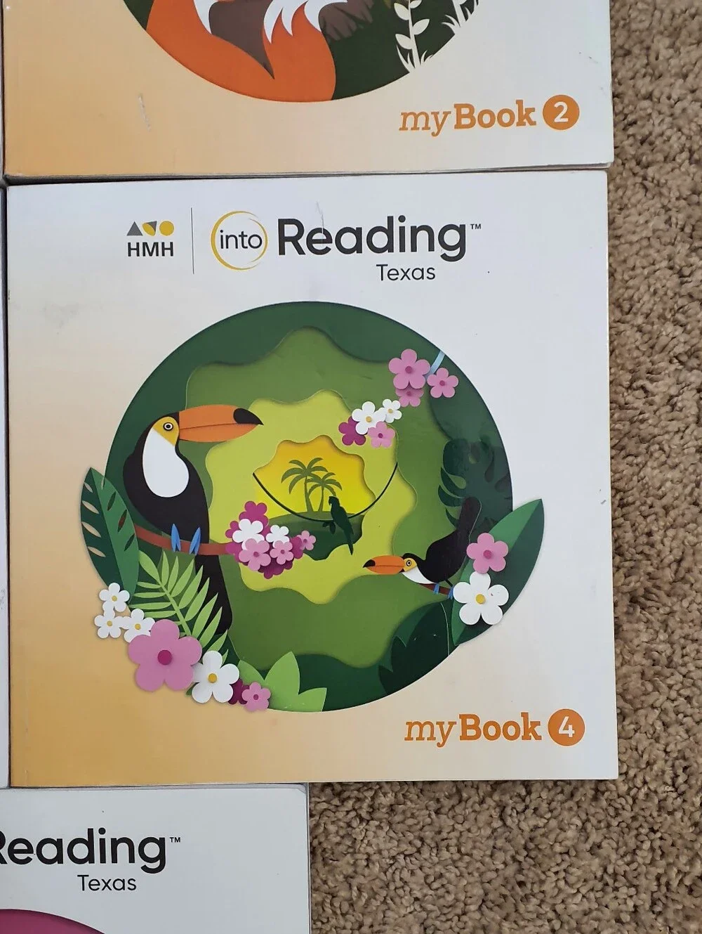 Into Reading Texas MyBook Lot Of 5 Books Grade 2 HMH